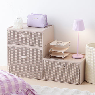 Wave Stacking Drawer Medium Beige