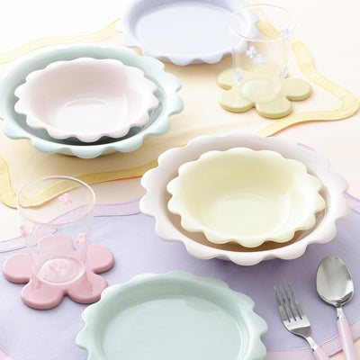 Uneune Deep Plate Large Pink