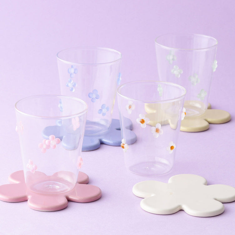 Flower Coaster Yellow