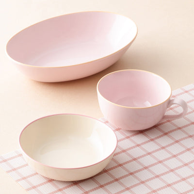 Windowpane Check Lunch Mat Pink