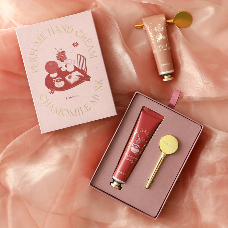 Perfume Hand Cream Gift Set Musk Pink