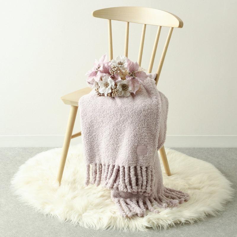 Godis Fuwamoko Throw (Knee Blanket) 1500 X 800 Pink