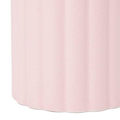 Scalloped Kitchen Dispenser Matte Pink