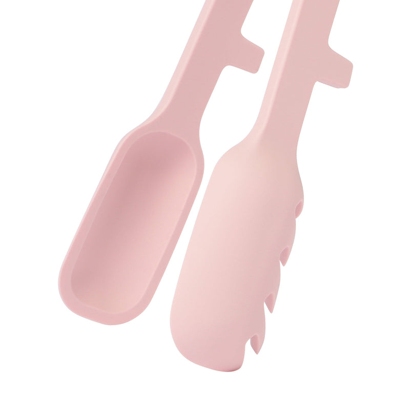 Silicone Tongs With Floating Tips Pink