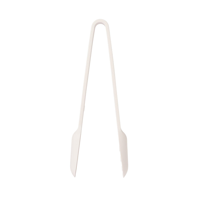 Silicone Tongs With Floating Tips Ivory