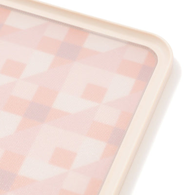 Art Cutting Board Typo Ivory X Orange