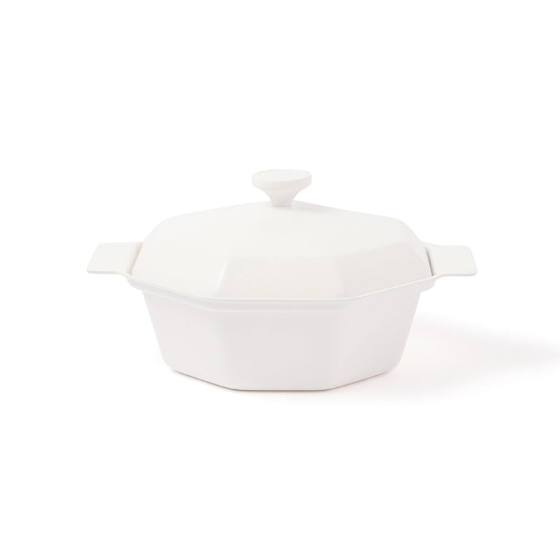 Diamond Lightweight Cooking Pot 21 cm White