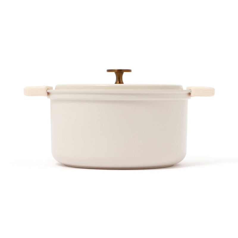 Oven Safe Light Weight Cooking Pot 20Cm Ivory