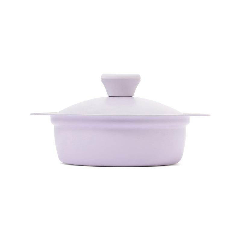 Bicolor Lightweight Cooking Pot 18cm Purple