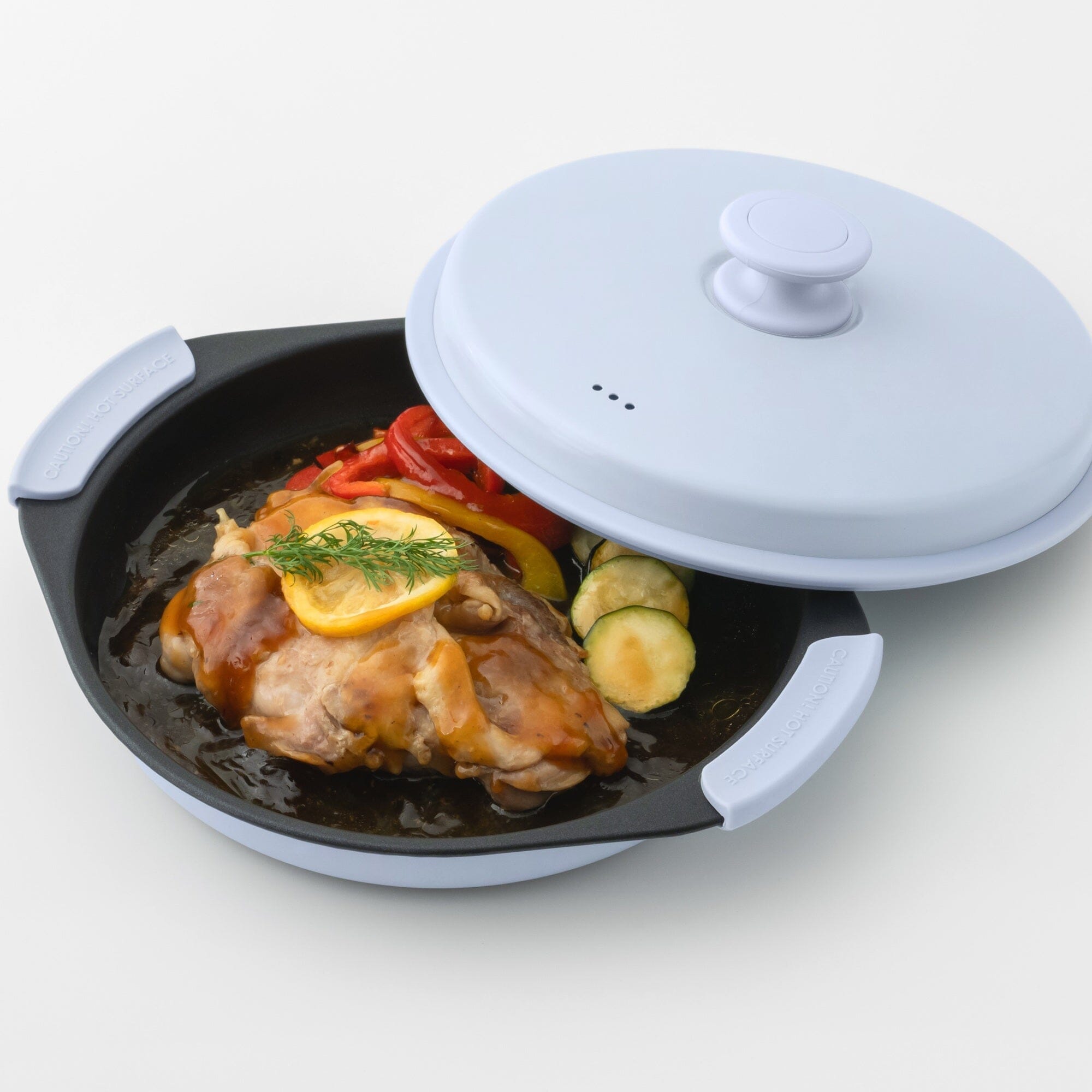 Microwave Grill Pan Blue