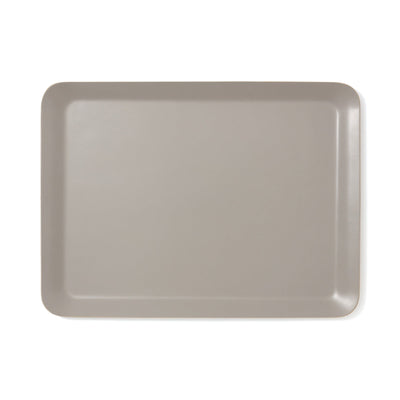 Nonslip Wood Tray Square Gray