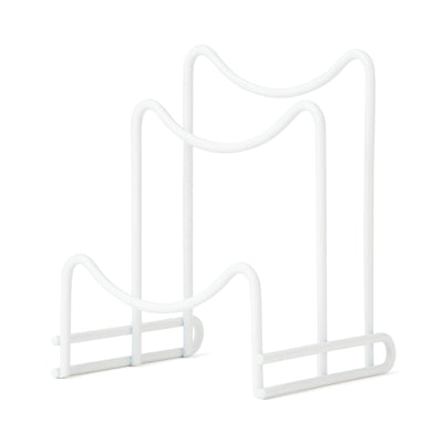 Wire cutting board stand White