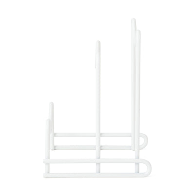 Wire cutting board stand White