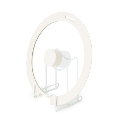 Wire cutting board stand White