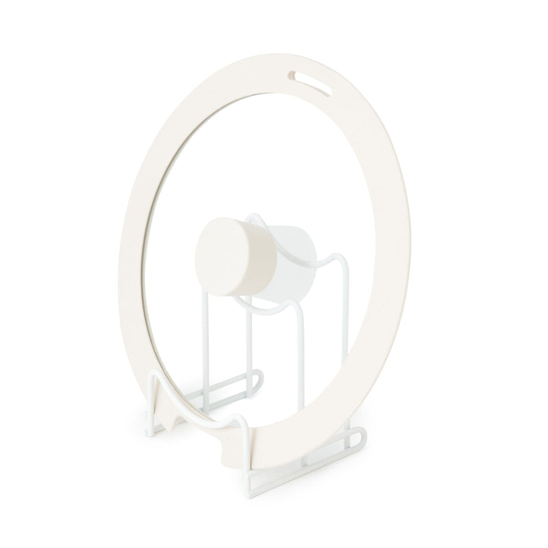 Wire cutting board stand White