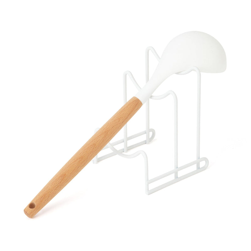 Wire cutting board stand White