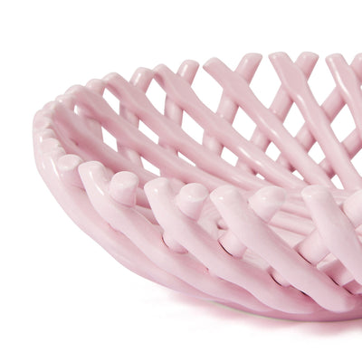 Ceramic Basket Pink