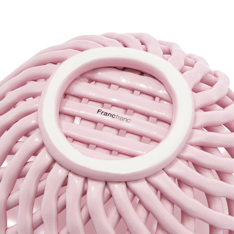 Ceramic Basket Pink
