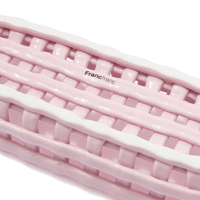 Ceramic Cutlery Case Pink