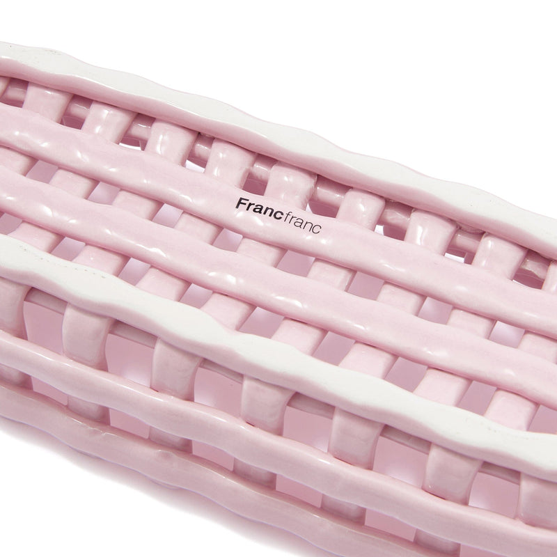 Ceramic Cutlery Case Pink