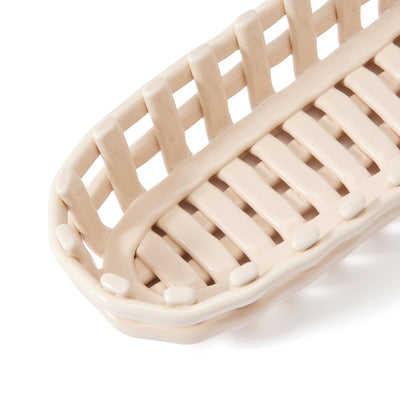 Ceramic Cutlery Case Ivory