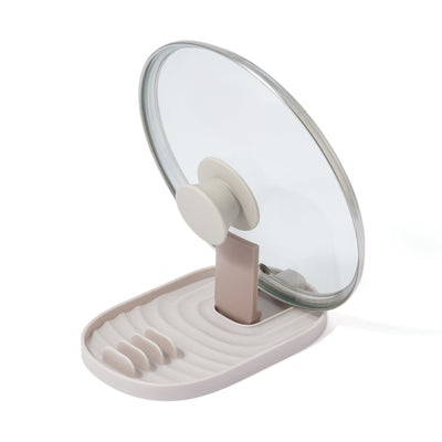 Pot Lid And Ladle Rest Gray