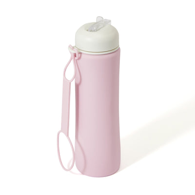 Foldable Silicone Bottle Pink