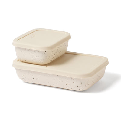 Ceramic Food Container Large Splatter