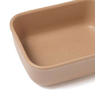 Ceramic Food Container Medium Beige