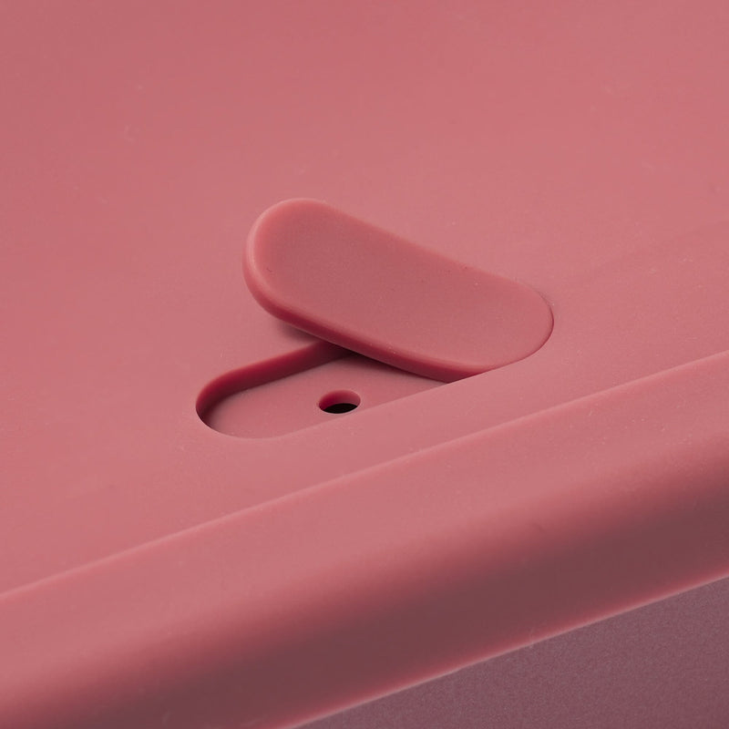 Ceramic Food Container Medium Red