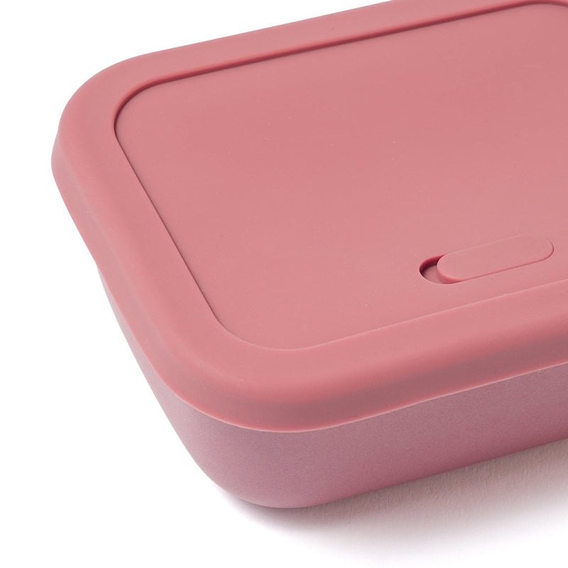 Ceramic Food Container Medium Red