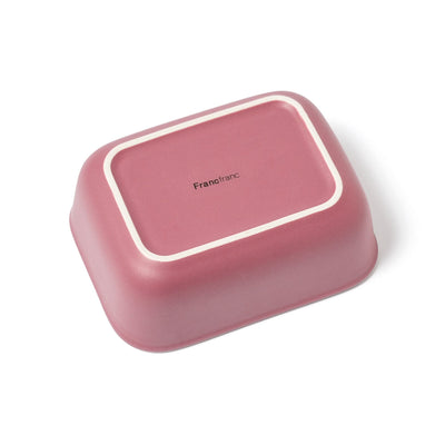 Ceramic Food Container Medium Red
