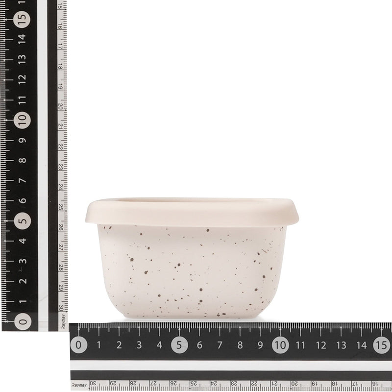 Ceramic Food Container Small Splatter