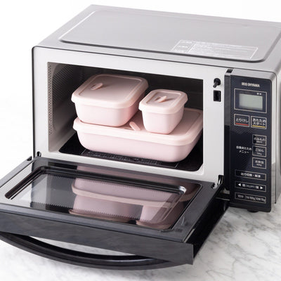 Ceramic Food Container Small Pink