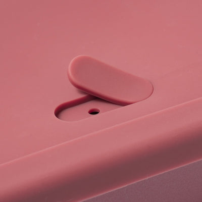 Ceramic Food Container Small Red