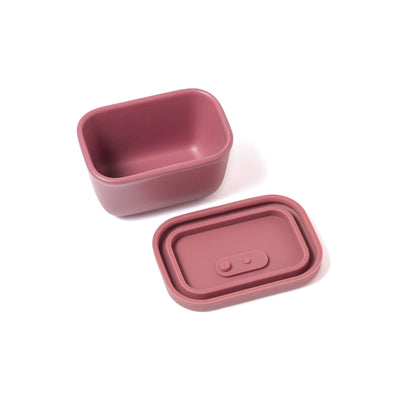 Ceramic Food Container Small Red