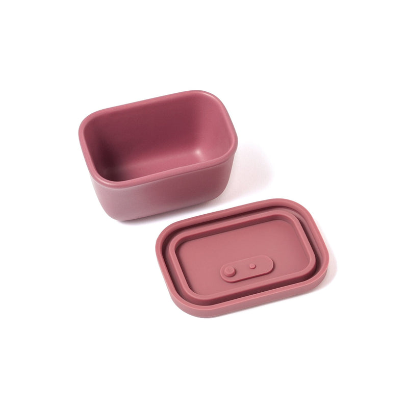 Ceramic Food Container Small Red