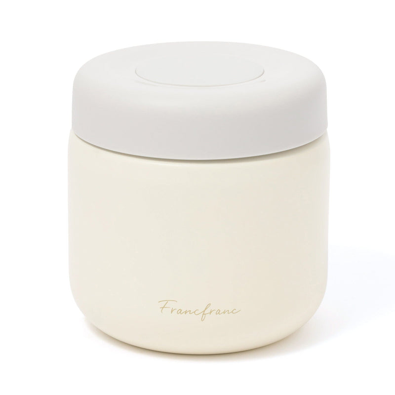 Logo Soup Jar With Case Ivory