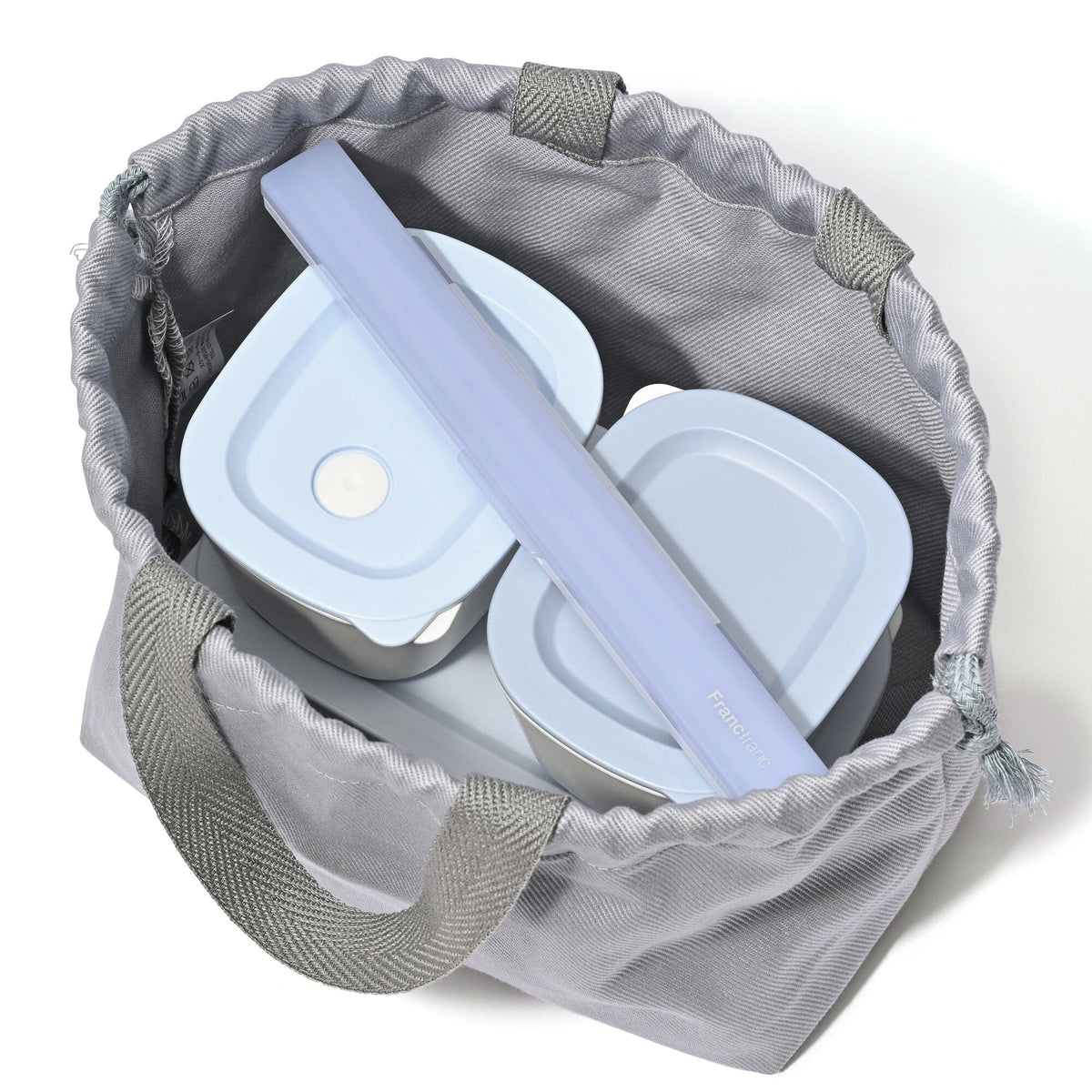 Lunch Box Complete 5-Piece Set Blue