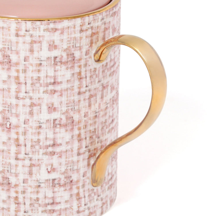 Tweed Teapot Pink