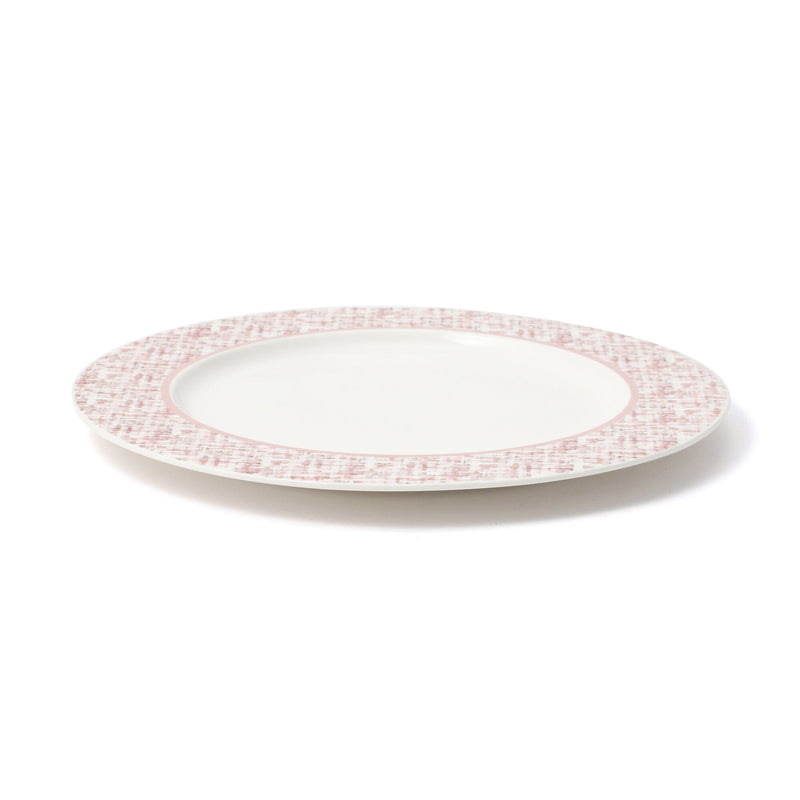 Tweed Plate Medium Pink