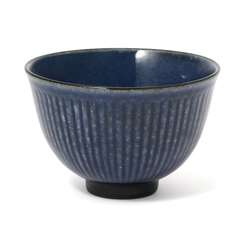 Mino Large Bowl Shinogi Blue