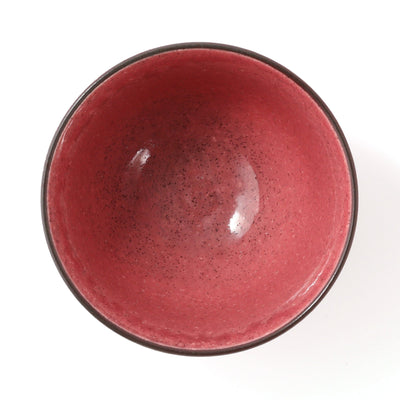 Mino Large Bowl Shinogi Red