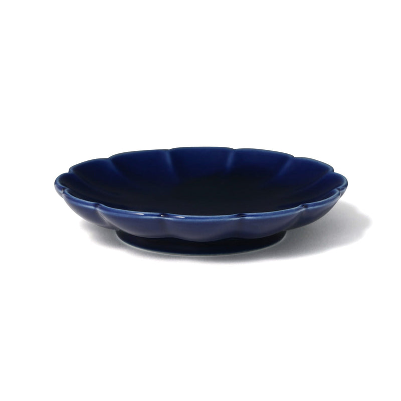 Mino Mini Plate Flower Navy