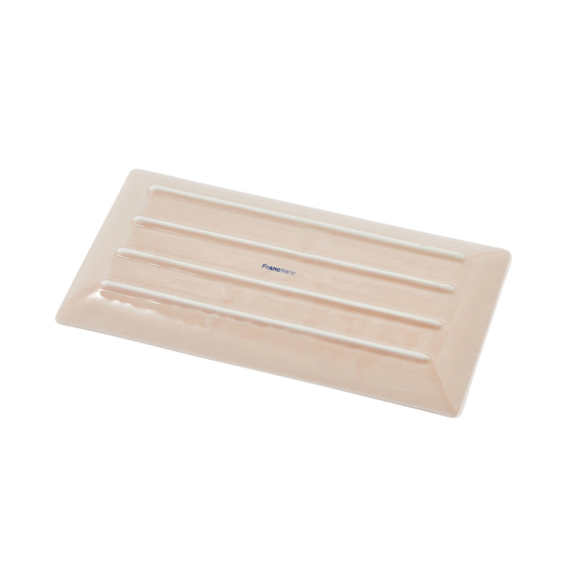 Mino Rectangular Plate Medium Pink