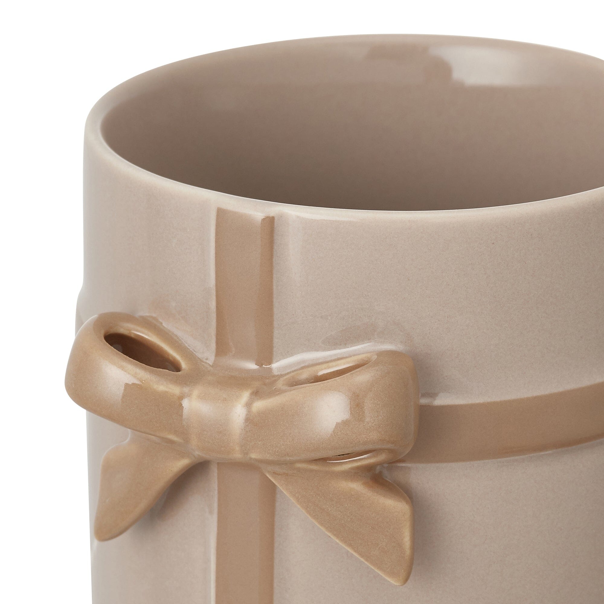 Ribbon Mug & Snow Globe Brown