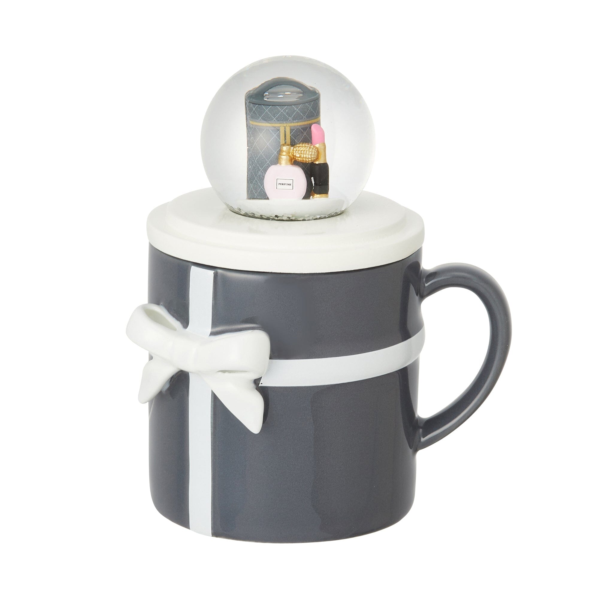 Ribbon Mug & Snow Globe Black