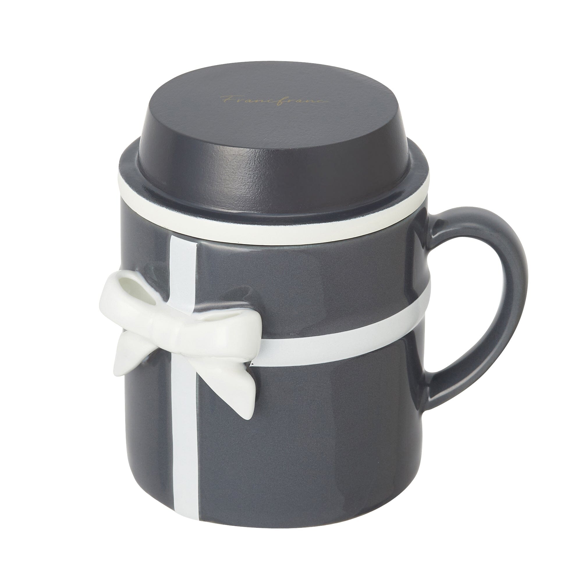 Ribbon Mug & Snow Globe Black