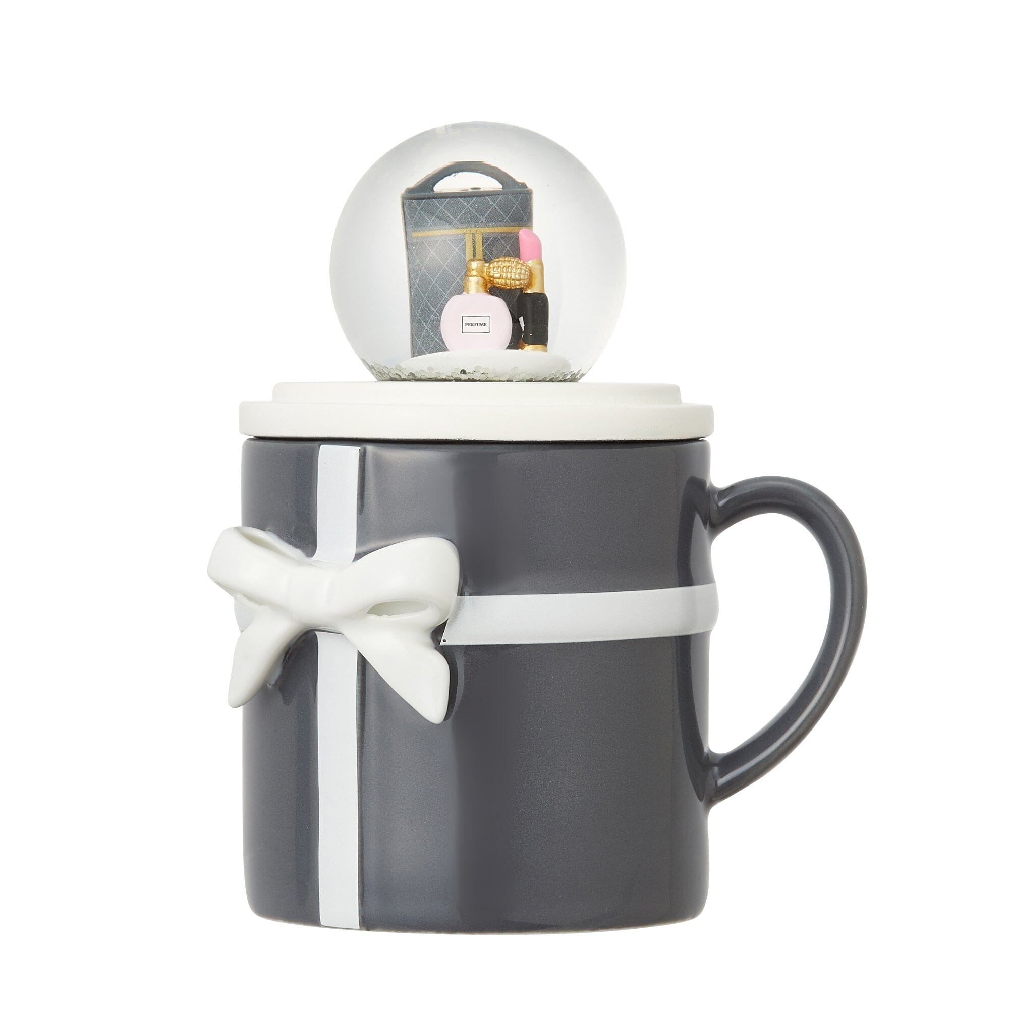 Ribbon Mug & Snow Globe Black