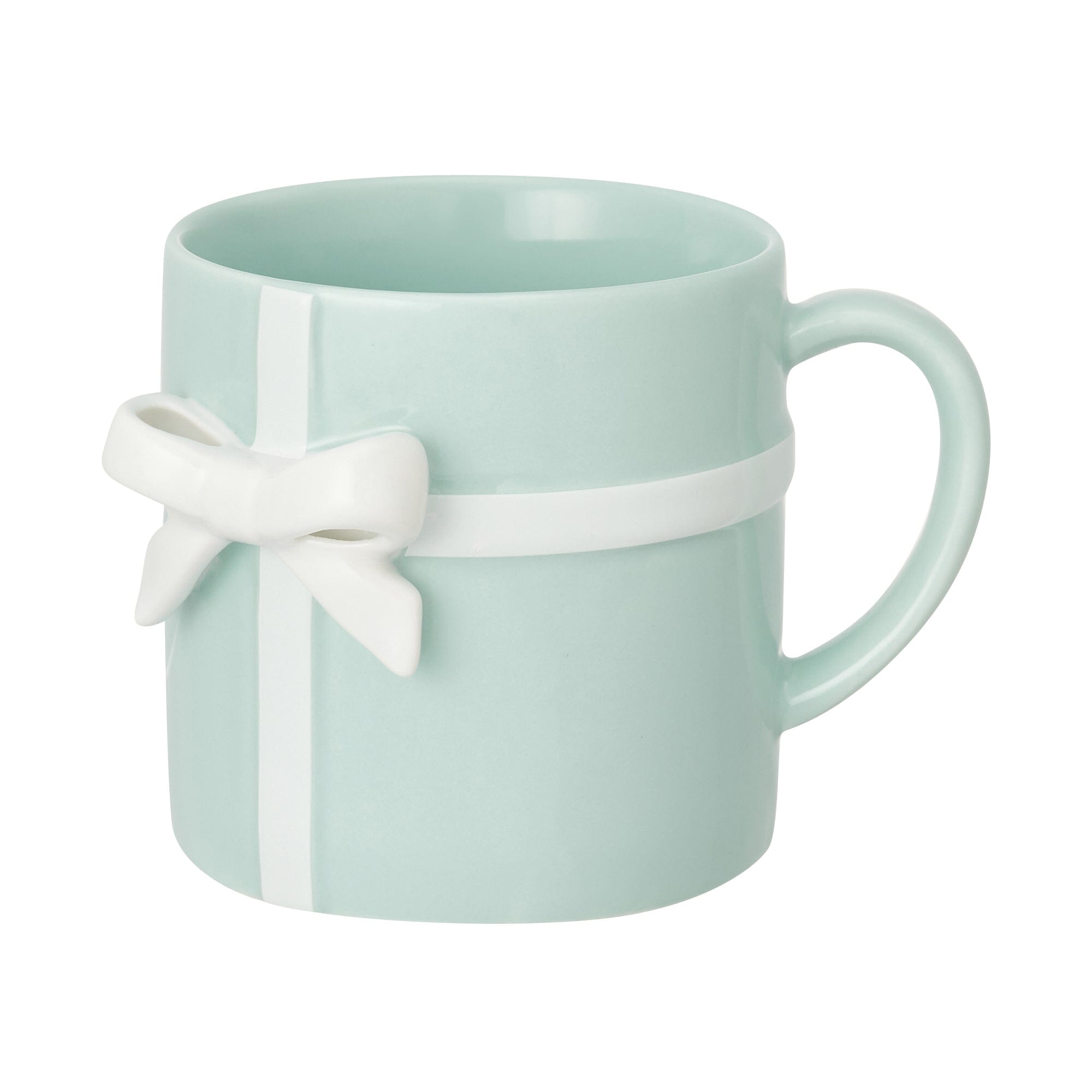 Ribbon Mug & Snow Globe Blue